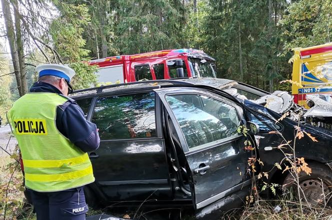 Śmiertelny wypadek pod Gołdapią