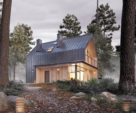 Małe stodoły - 10 projektów do 70 m2 na zgłoszenie. Modny styl w wersji mini