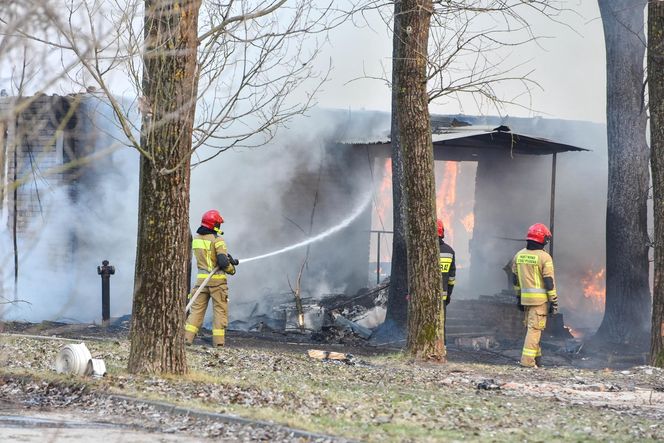 Pożar pustostanów przy ul. Grudziądzkiej w Toruniu. To nie pierwszy raz!