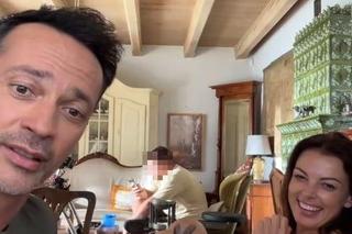 Barwy szczęścia nowy sezon na planie. Kasia (Katarzyna Glinka), Mariusz (Rafał Cieszyński)