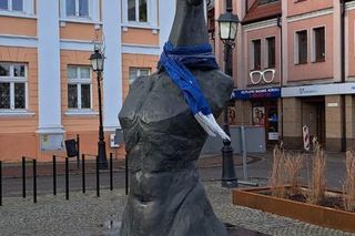 Tak prezentuje się pomnik Seksownego Konia z Konina