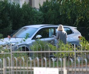 Małgorzata Tusk w wypożyczonym BMW.