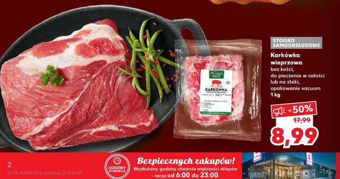 Karkówka 8,99 zł/kg