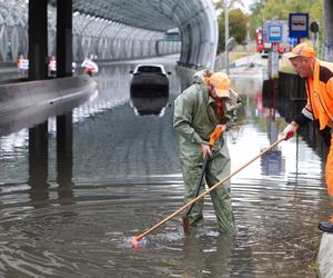 Warszawa zalana po burzy