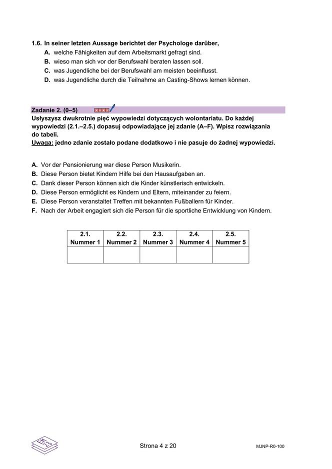 Matura 2024: język niemiecki poziom rozszerzony ARKUSZ CKE [NOWA FORMUŁA 2023]