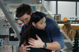 M jak miłość, odc. 1726. Iza (Adriana Kalska), Marcin (Mikołaj Roznerski)