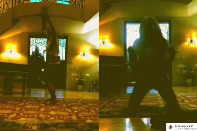 Britney Spears tańczy z wypchanym wężem