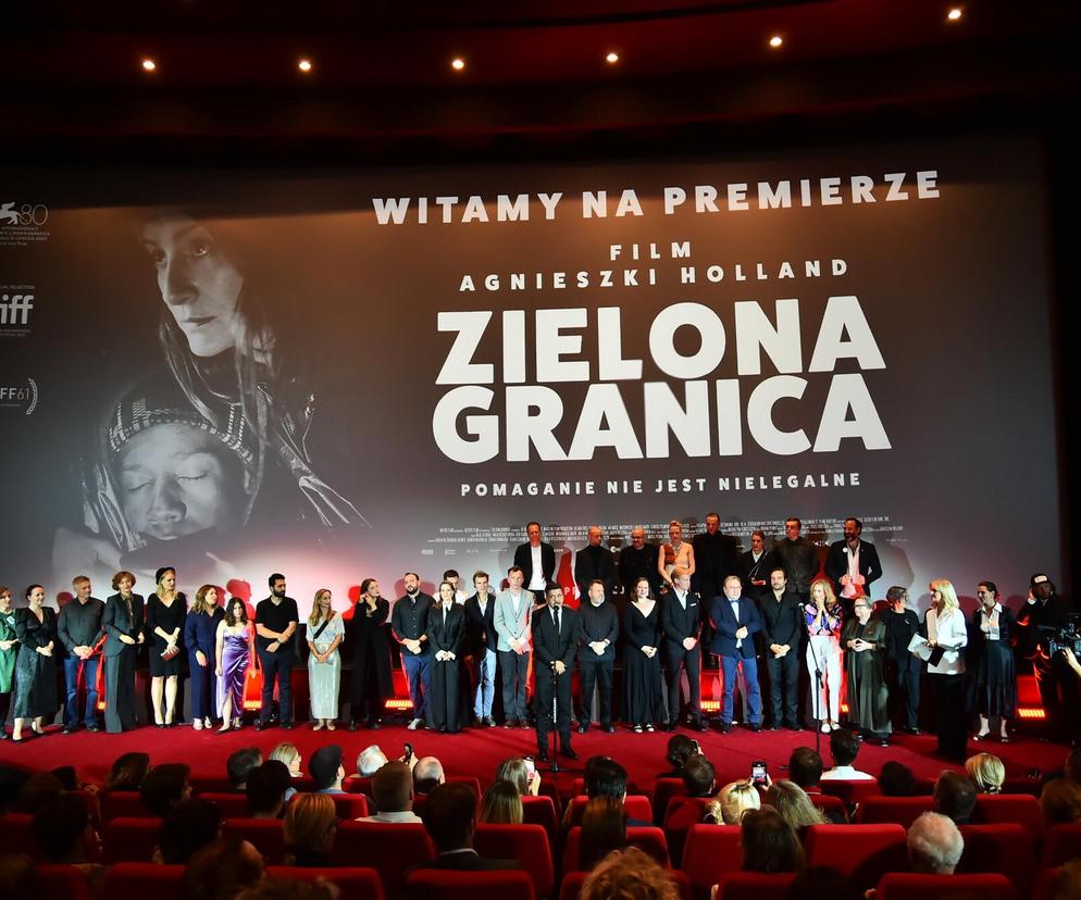 Premiera Zielonej granicy w Warszawie. Film wywołuje kontrowersje, MSWiA wyświetli swój spot w kinach 