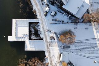 Śnieg na Warmii i Mazurach