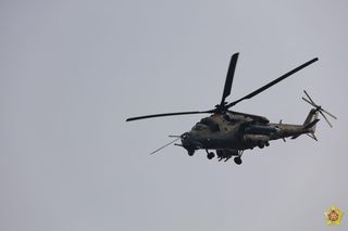 Białoruski śmigłowiec strącił rosyjskiego drona