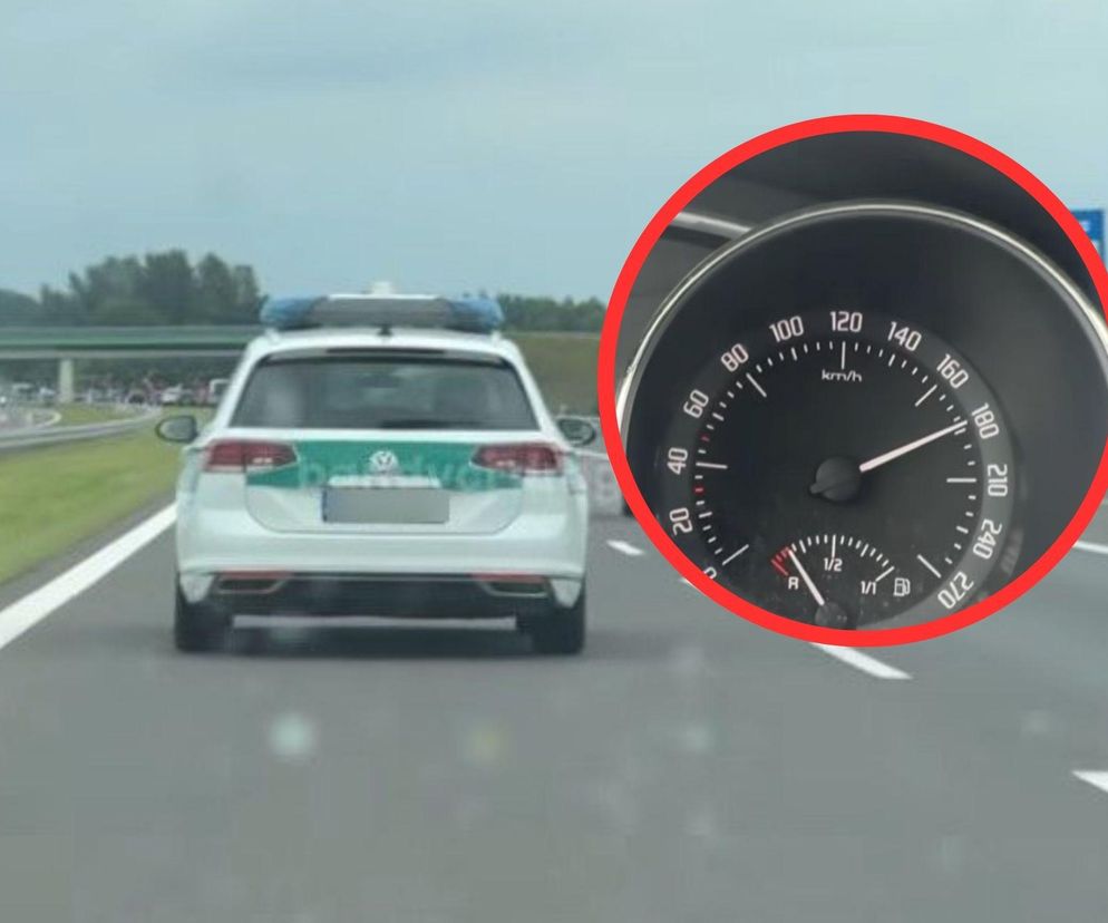 Radiowóz Krajowej Administracji Skarbowej pędził po autostradzie A4! Instytucja komentuje sprawę