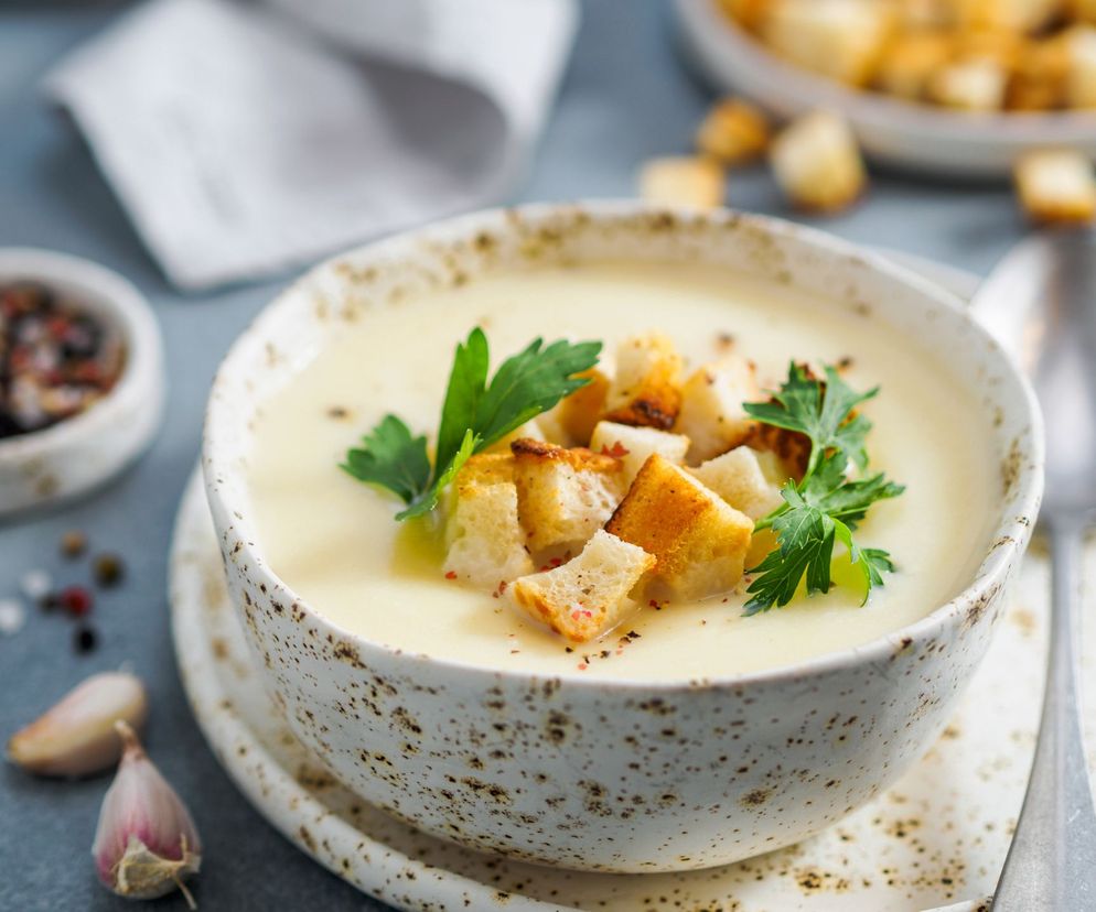 Zupa krem z  kiszonej kapusty