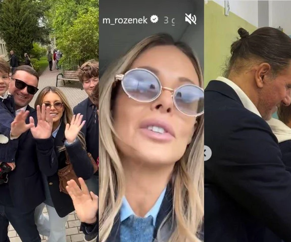 Rozenek całuje w usta niechętnego Henia