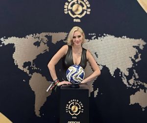 Kibice zakochani w prowadzącej studio Ligi Mistrzów