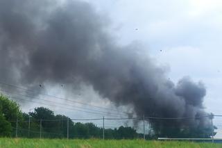 Kłęby czarnego dymu nad Lublinem! Płonie hala magazynowa przy ul. Metalurgicznej