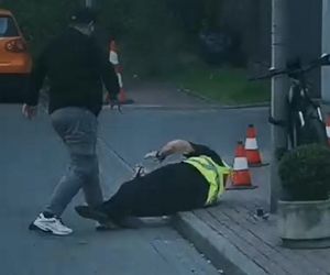 Dostawca jedzenia pobił ochroniarza w Warszawie! Poszło o parkowanie na Ochocie 