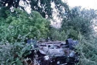 Tragedia na autostradzie A1! 20-latek w bmw wypadł z drogi i zginął