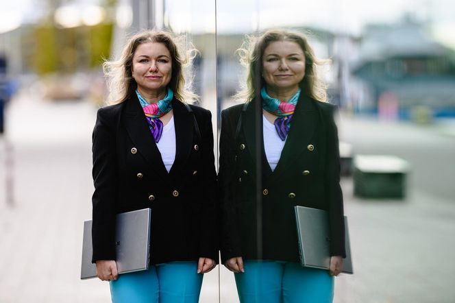 Z korporacji przesiadła się do taksówki