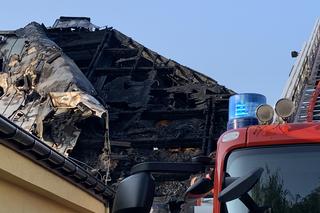 Spalony kościół Św. Floriana w Sosnowcu