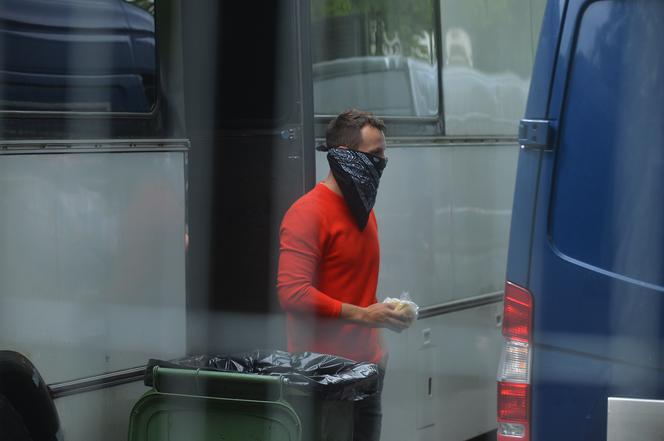 Aktorzy na planie "Barwy szczęścia " 