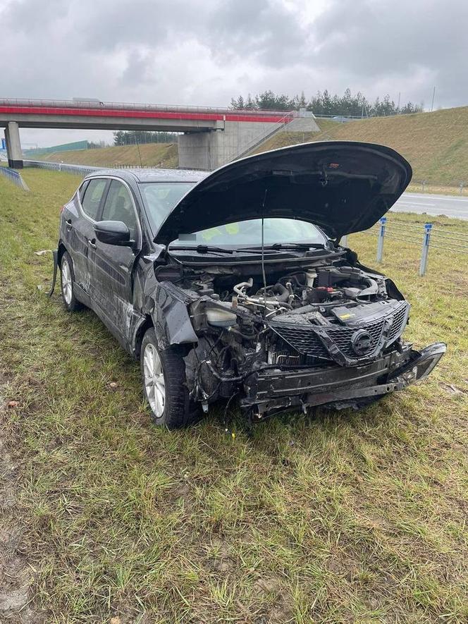 Tragiczny wypadek na autostradzie A1. 22letni kierowca