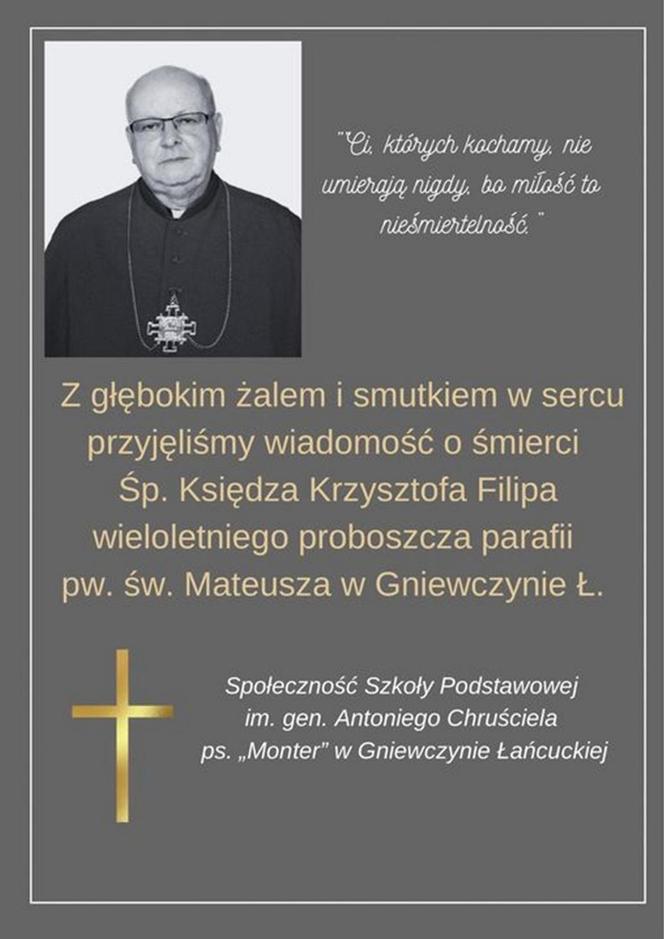 Ukochany ksiądz z Gniewczyny wjechał pod tira