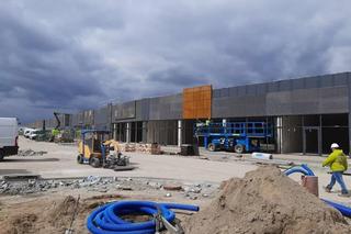   Budowa parku handlowego przy ul. Sielskiej w Olsztynie. Postępy prac. Nowe zdjęcia