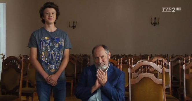 M jak miłość odc. 1402. Damian (Olivier Proctor), Stefan (Zbigniew Waleryś)