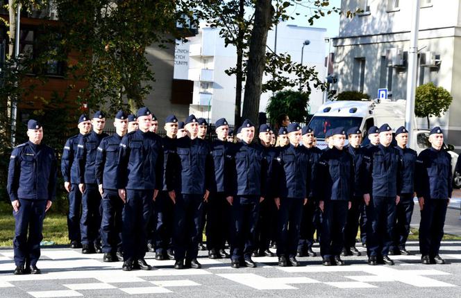 Ślubowanie nowych funkcjonariuszy podlaskiej policji