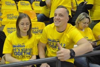 Kibice na meczu Industria Kielce - SC Magdeburg