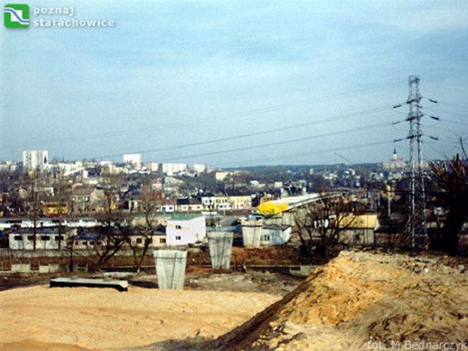 Budowa wiaduktu na trasie N-S Starachowice/ Luty 1998