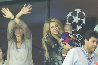 Shakira z dzieckiem na Finale Ligi Mistrzów w Berlinie
