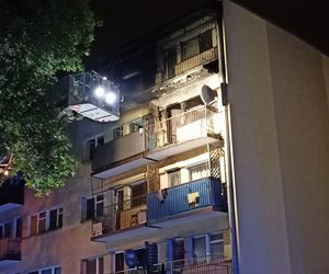 Pożar na Waryńskiego w Łodzi