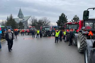Protest rolników w Nowym Sączu 