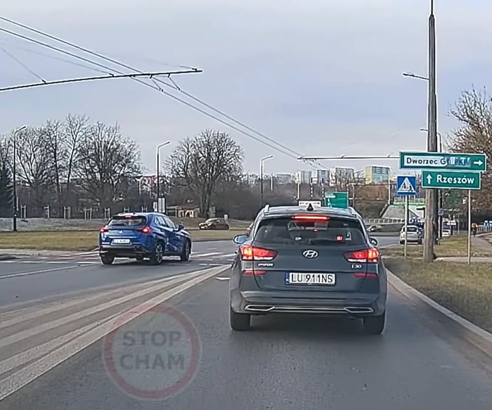 Niebezpieczna sytuacja na przejściu w Lublinie