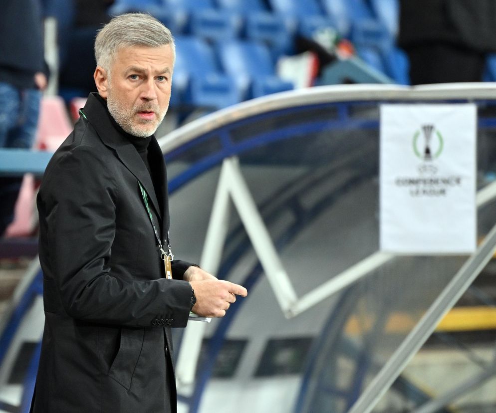 Edward Iordanescu w meczu Szachtar - Legia