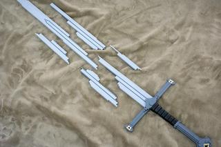 Custom LEGO Lord of the Rings Andúril Sword