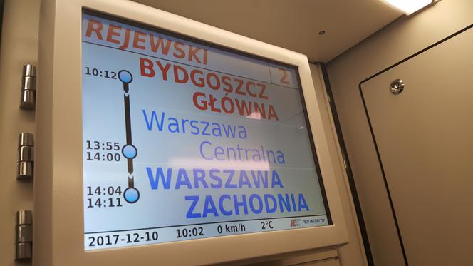 Pociąg "Rejewski" ruszył z Bydgoszczy do Warszawy