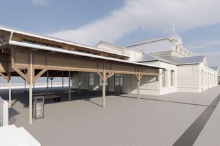 Dworzec PKP w Otwocku - wizualizacje