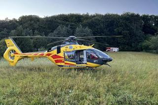 Mężczyzna nadział się na pręty. Śmigłowiec LPR i straż pożarna musieli działać błyskawicznie 