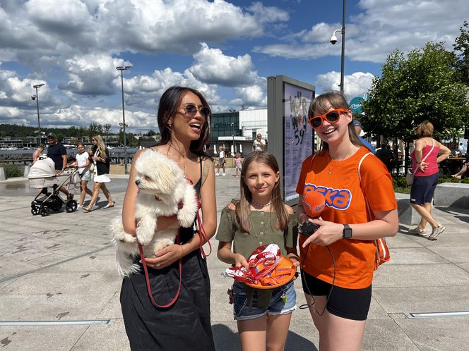 Wakacyjny patrol Eska Summer City na olsztyńskiej Plaży Miejskiej