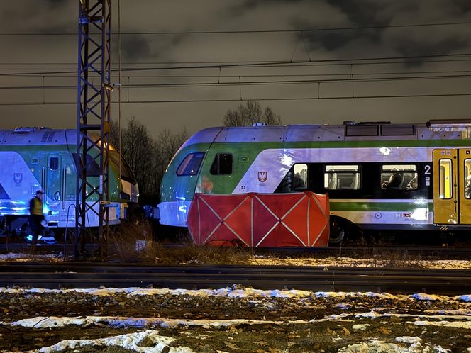 Śmiertelne potrącenie przez pociąg w Warszawie. Pieszy wtargnął pod rozpędzony skład. Zginął na miejscu