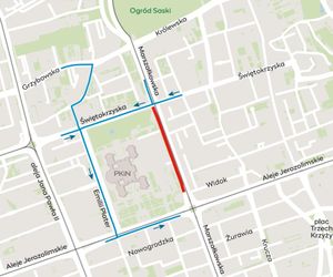 Weekendowe frezowanie Marszałkowskiej