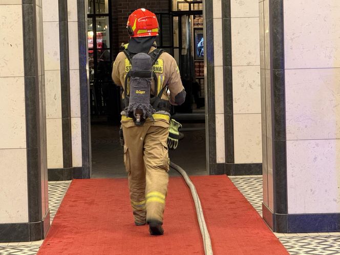 Pożar restauracji na placu Bankowym