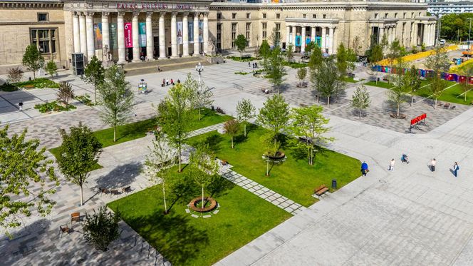 Plac Centralny Warszawa, sierpień 2025