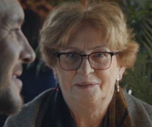 M jak miłość odc. 1871. klientka agencji (Małgorzata Matuszewska-Knothe), Marcin (Mikołaj Roznerski)