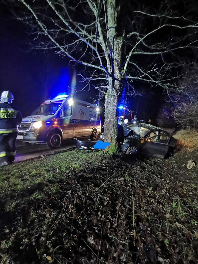 Wypadek w miejscowości Piaski (gm.Barwice)