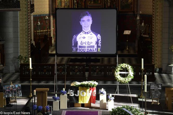 Odbył się pogrzeb Bjorga Lambrechta. Kolarza pożegnały tysiące Belgów