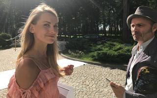 Joanna Moro i Cezar Kruk na konferencji prasowej serialu LIFTING