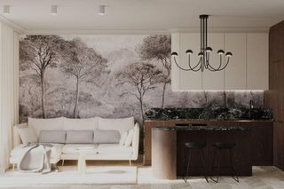 Wnętrza w kolorze beżu, kaszmiru i Mocha Mousse